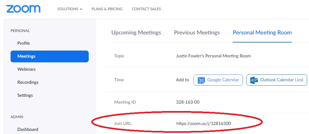 scheduled zoom meeting